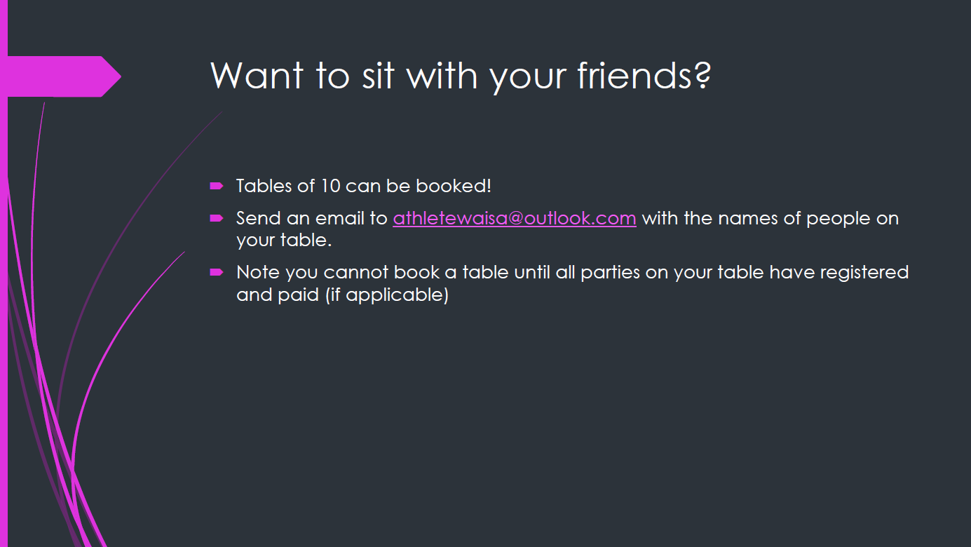 Want to sit with your friends