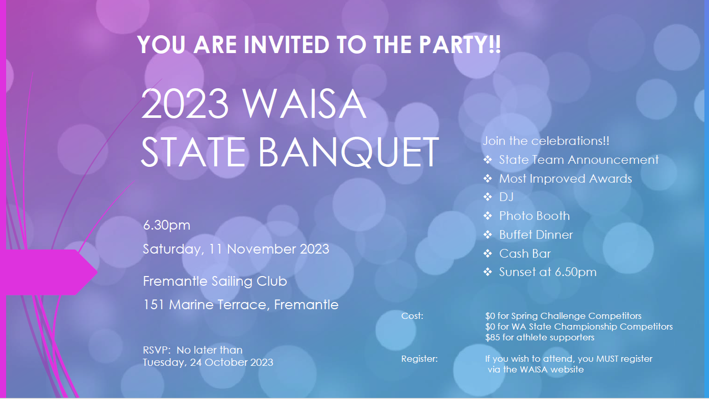 2023 Banquet Invite